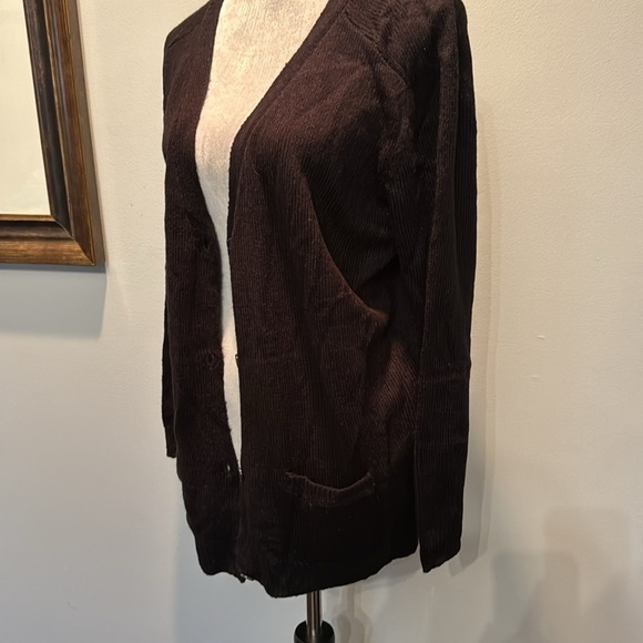 Sofra women’s black sweater button up cardigan NWT L - Picture 2 of 11